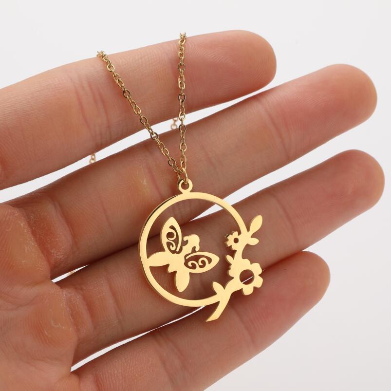 Ins Light Luxury Personality Cute Cartoon Animal Pendant Necklace