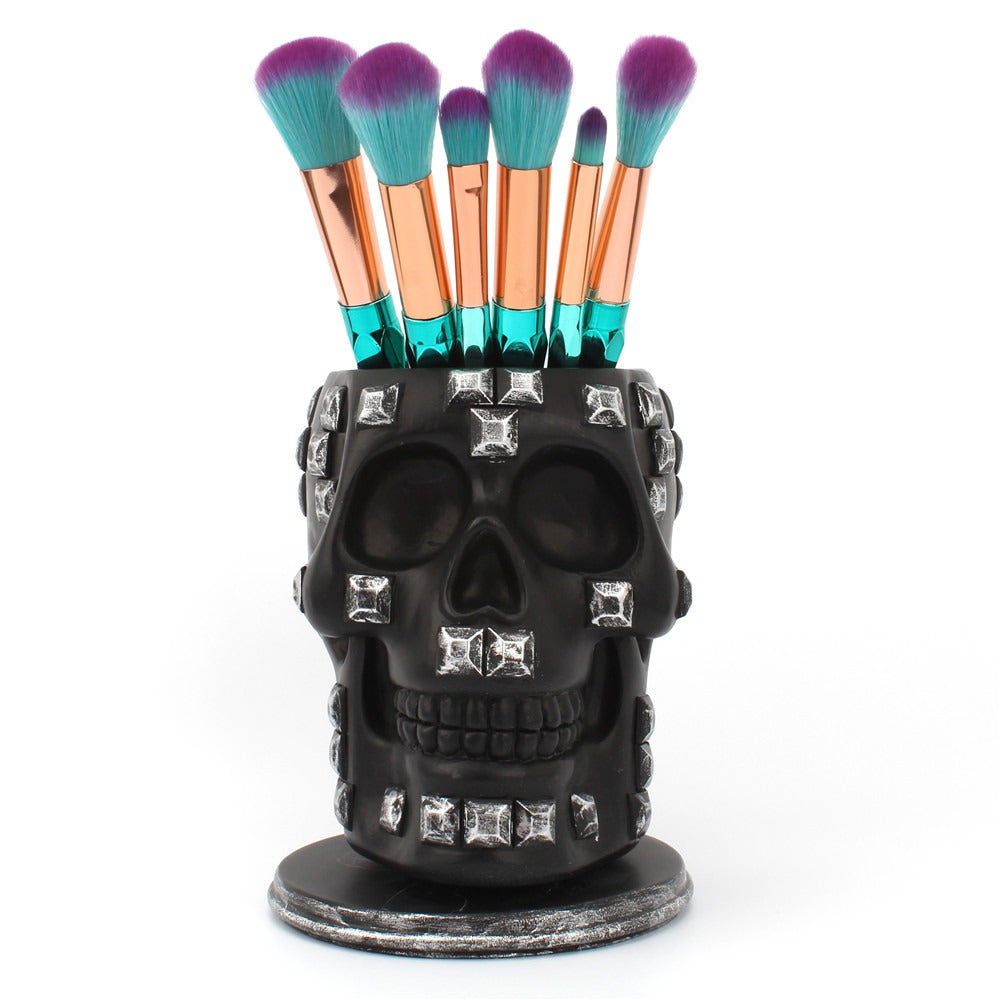 Terrifying Skull Rotating Storage Drum