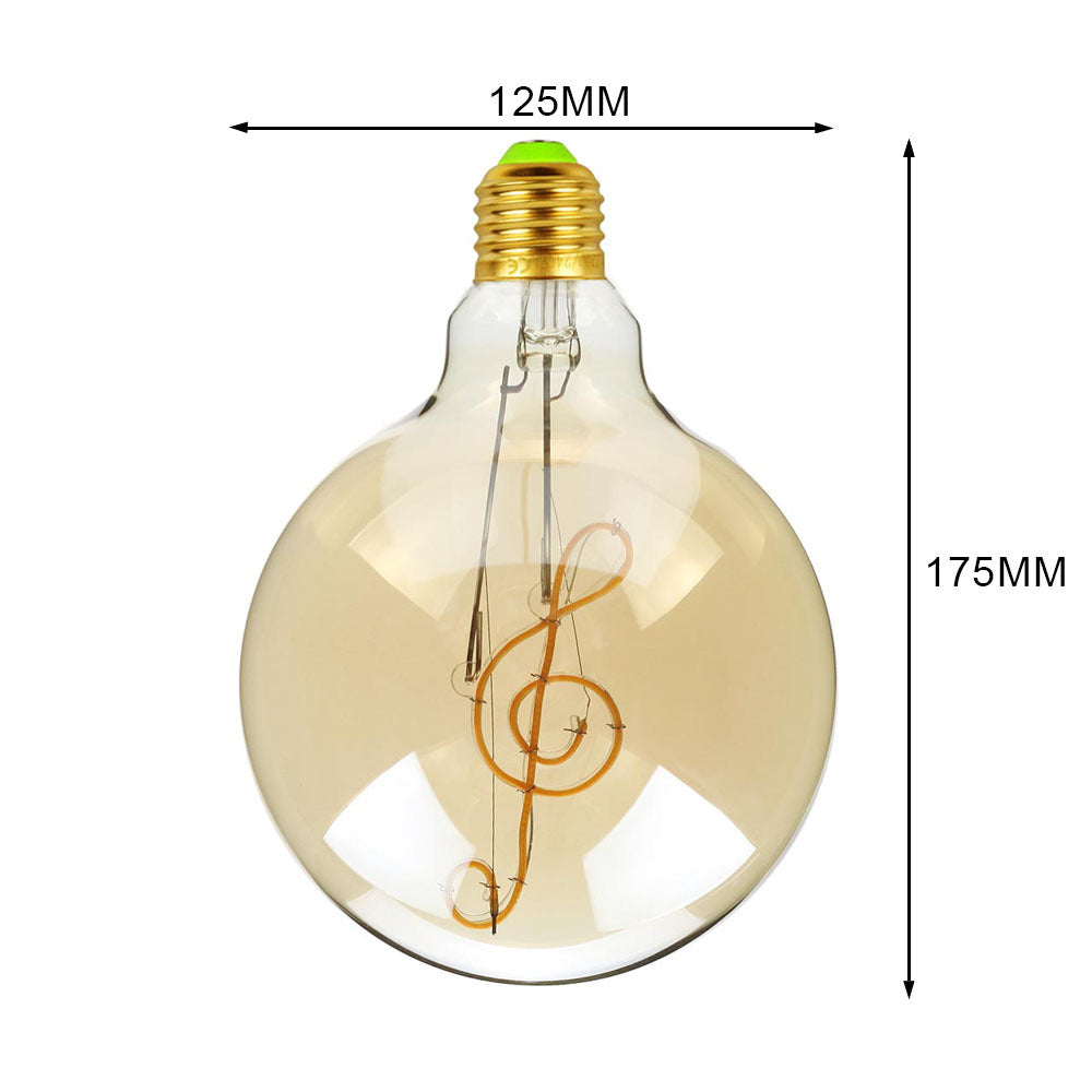 LED Filament Lamp Letter Lamp LOVE HOME HELLO Antique Lamp G125 Retro Modeling Lamp Edison Bulb