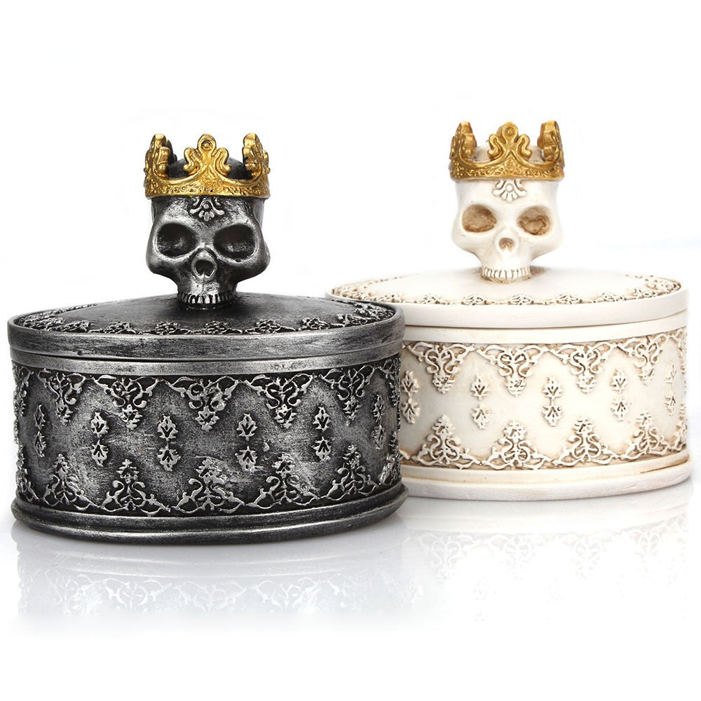 Crown Skull Storage Box