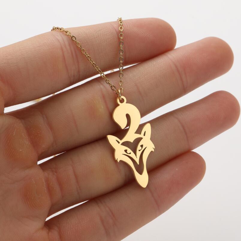 Ins Light Luxury Personality Cute Cartoon Animal Pendant Necklace