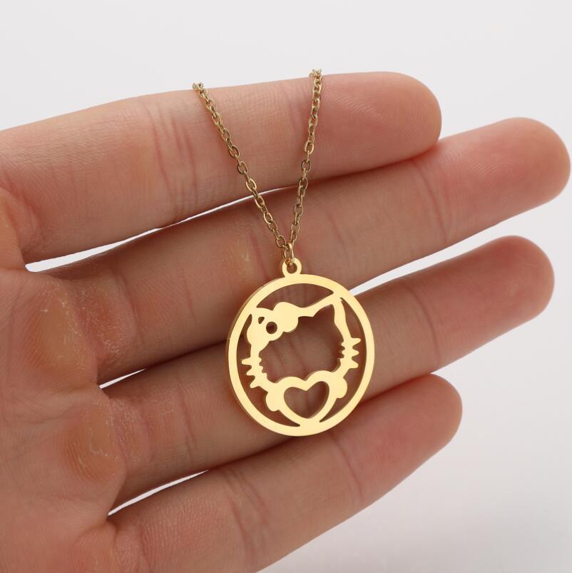 Ins Light Luxury Personality Cute Cartoon Animal Pendant Necklace