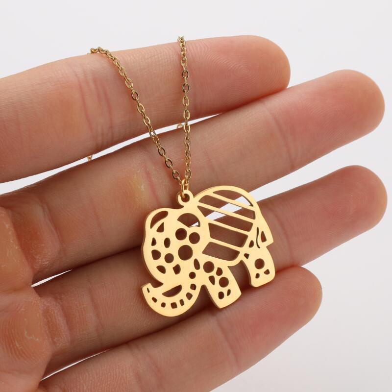 Ins Light Luxury Personality Cute Cartoon Animal Pendant Necklace